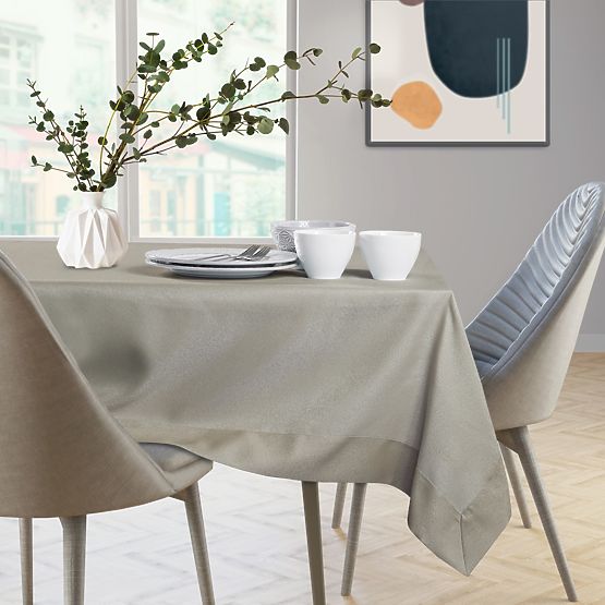 Tovaglia Empire Cappuccino Liscia Classica 140x320 AmeliaHome