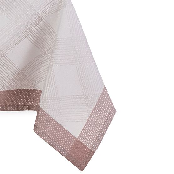 Tovaglia MILLUZA crema metallizzata motivo classico 110x160 ameliahome
