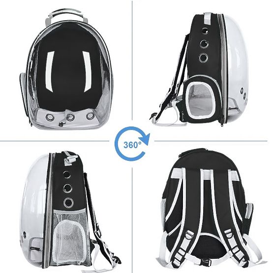 Trasportino per animali P70259 Nero