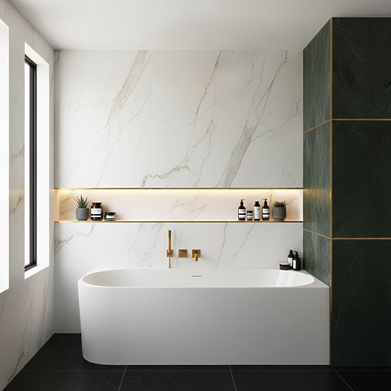 Vasca Angolare in Acrilico BELLANTO SLIM 170 Destra