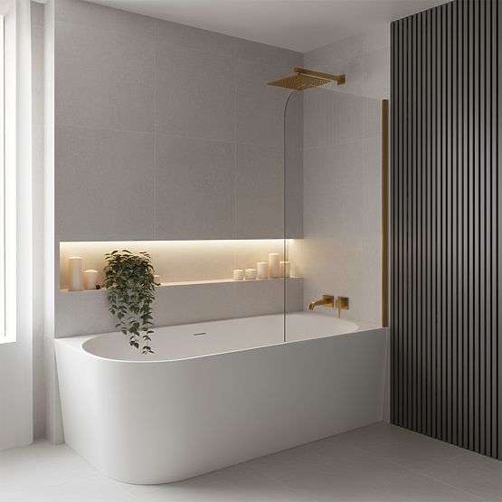 Vasca Angolare in Acrilico BELLANTO SLIM 170 Destra