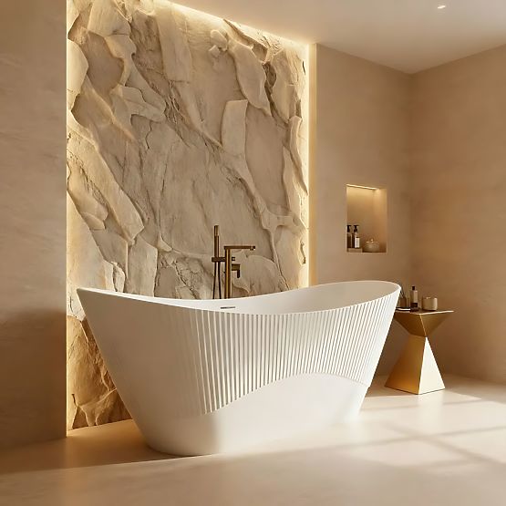 Vasca autoportante in acrilico ATENA 170