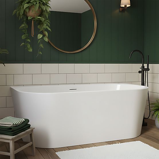 Vasca da bagno acrilica OLIMPIA 170 cm a parete