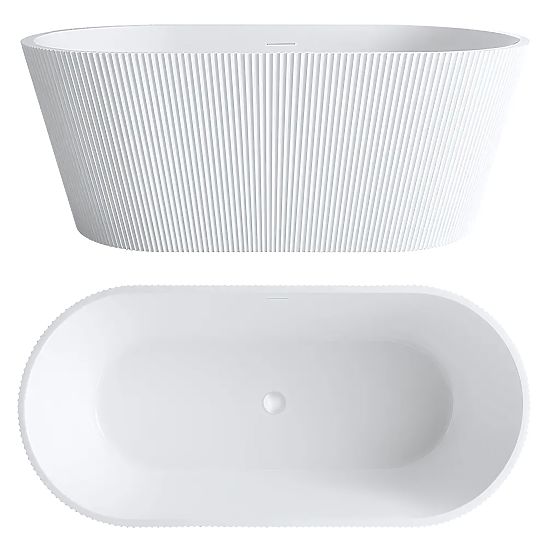 Vasca da bagno autoportante in acrilico OFELIA 170