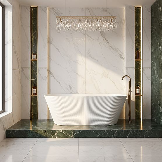 Vasca da bagno autoportante in acrilico OFELIA 170