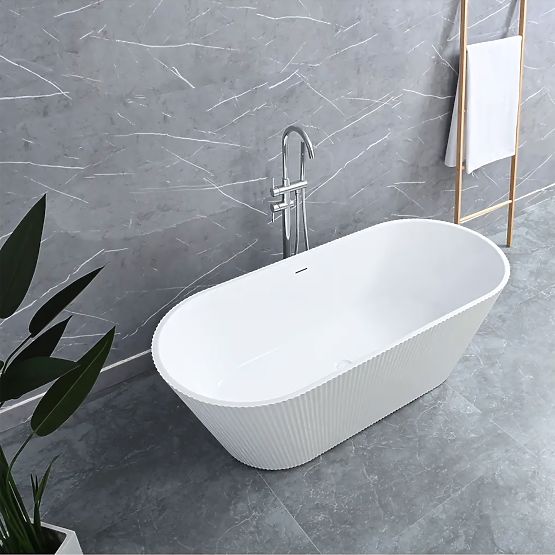Vasca da bagno autoportante in acrilico OFELIA 170