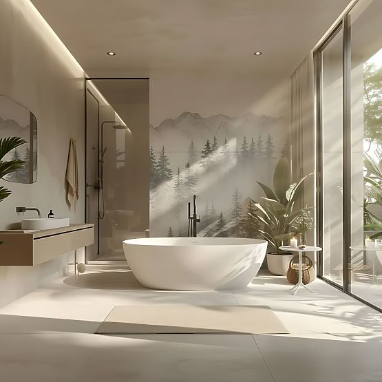 Vasca da bagno autoportante in acrilico ROMA 170