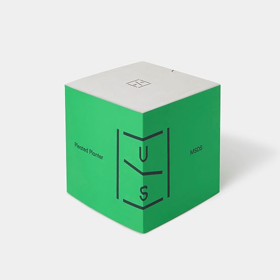 Vaso da fiori PLEATED umbra