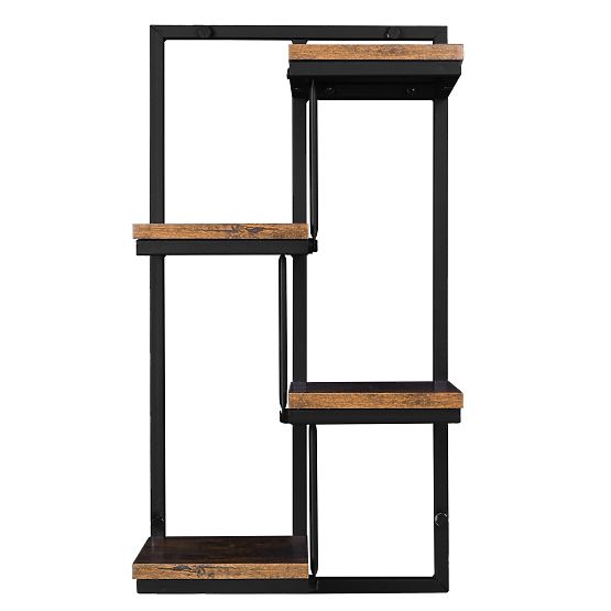 Vaso sospeso nero Hagart Rustic rovere antico