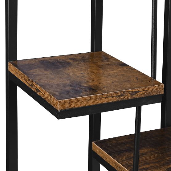 Vaso sospeso nero Hagart Rustic rovere antico