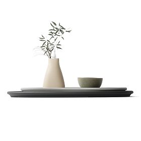 Accessori da cucina di forma irregolare HUB colore grafite stile minimalista Umbra