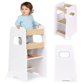 Aiutante da cucina kitchen helper Montessori pedana regolabile per bambino ECOTOYS