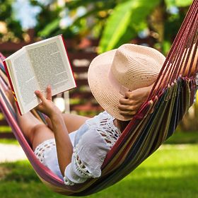 Amaca da viaggio per due persone 480143A RED, Bluegarden