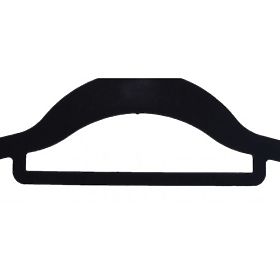 Appendiabiti in velluto Maxi set 5 pezzi - nero