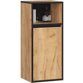 ARMADIETTO DA BAGNO SOSPESO VAMI W35 1D 1W ROVERE CRAFT / NERO