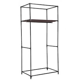 Armadio in tessuto Gaja Vitto - marrone