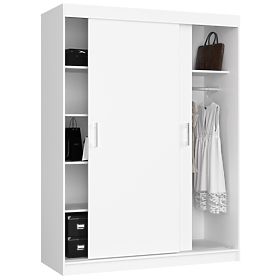 ARMADIO SCORREVOLE 150 cm CLP MONO BIANCO