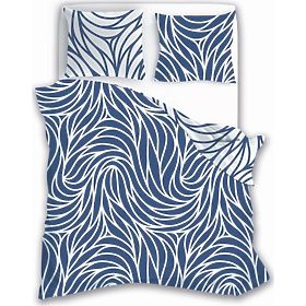 Biancheria da letto in microfibra Onde 140x200 cm + 70x90 cm, Faro