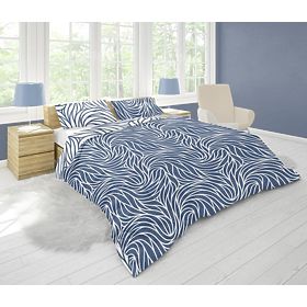 Biancheria da letto in microfibra Onde 140x200 cm + 70x90 cm, Faro