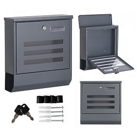 Cassetta postale per lettere e giornali in acciaio inossidabile