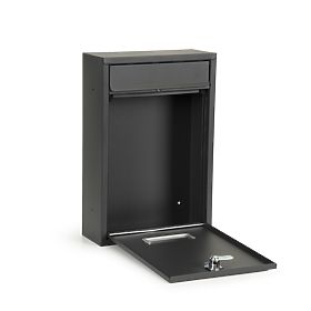 Cassetta postale per lettere in acciaio zincato, MODERNHOME