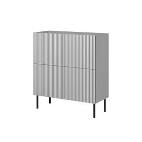 Cassettiera ASENSIO KM-2 grigio chiaro, gambe: nero (2p=1ks)