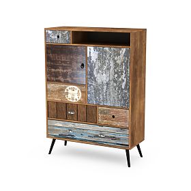 Cassettiera MEZO KM4 multicolore (2p=1ks), Halmar