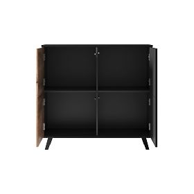 Cassettiera RANDOM KM-2 - Rovere Wotan/Nero