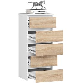 COMÒ CL5 PK BIANCO / ROVERE SONOMA