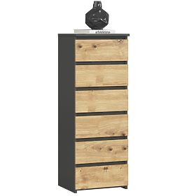 COMÒ CL6 PK GRAFITE GRIGIO / ROVERE ARTIGIANO