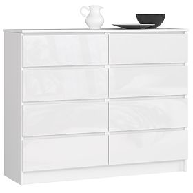 COMÒ K120 8 CASSETTI PK BIANCO LUCIDO