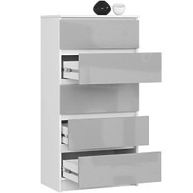 COMÒ K60 5 CASSETTI CLP PK METALLO LUCIDO