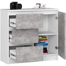 COMÒ K80 JERRY 1D 3SZ PK BIANCO / CEMENTO