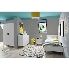 Comodino KUBI - bianco, Kocot Kids