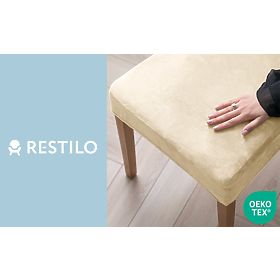 Copertura per sedia RESTILO SENTO colore beige chiaro stile classico liscio