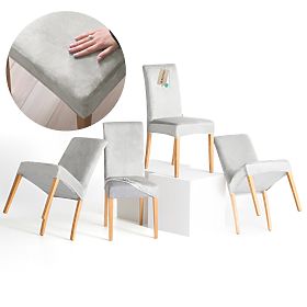 Copertura per divano RESTILO SENTO colore grigio liscio stile classico