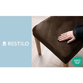 Copertura per sedia RESTILO 6 SENTO colore marrone stile classico liscio