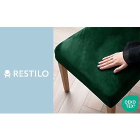 Coprisedia RESTILO SENTO colore verde bottiglia stile classico liscio
