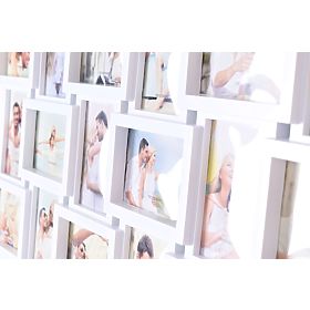 Cornice per 18 fotografie Morka bianca