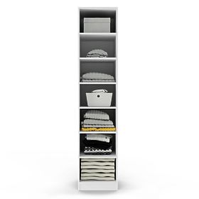 Corpo/interno dell'armadio Neroli con ripiani 45,6 cm, bianco