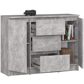 CREDENZA K100 2D 3SZ PK CEMENTO