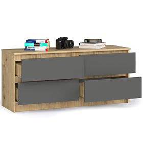 CREDENZA K120 4SZ CLP ROVERE ARTISAN / GRIGIO