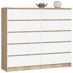 CREDENZA K140 10SZ CLP PK ROVERE SONOMA / BIANCO
