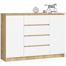 CREDENZA K140 2D 4SZ CLP PK ROVERE ARTISAN / BIANCO