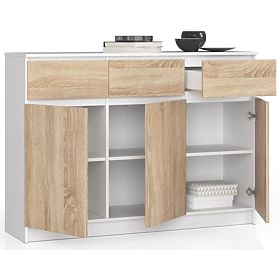 CREDENZA K140 3D 3SZ CLP PK BIANCO / SONOMA