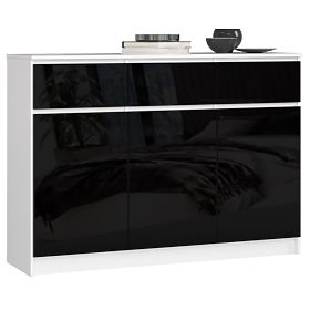 CREDENZA K140 3D 3SZ CLP PK NERO LUCIDO