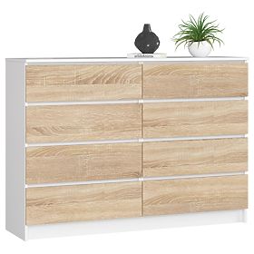 CREDENZA K140 8SZ CLP PK BIANCO / SONOMA