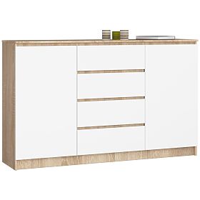CREDENZA K160 2D 4SZ CLP PK ROVERE SONOMA / BIANCO