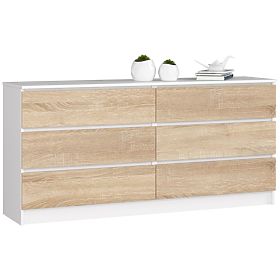 CREDENZA K160 6SZ CLP PK BIANCA / SONOMA