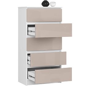 CREDENZA K60 5SZ CLP PK CAPPUCCINO LUCIDO